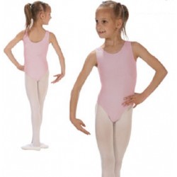 Ballett-Trikot ohne Arm fur Kinder rosa
