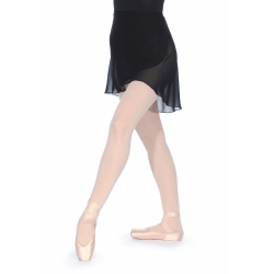 Classic black ballet leotard without sleeve