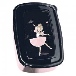 boîte à déjeuner ballerine noir et rose idée cadeau danseuse
