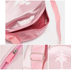 sac d'épaule ballérine en satin rose idée cadeau danseuse