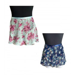 Ballet wrap skirt floral print