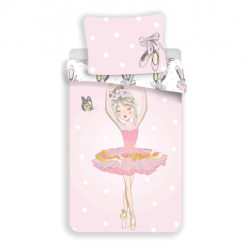 double sided ballerina bed cover duvet cover pillow case bedding ballet dancer