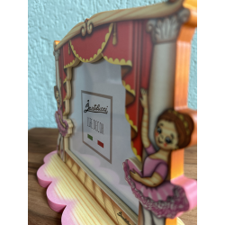 Bartolucci wooden ballerina photo frame