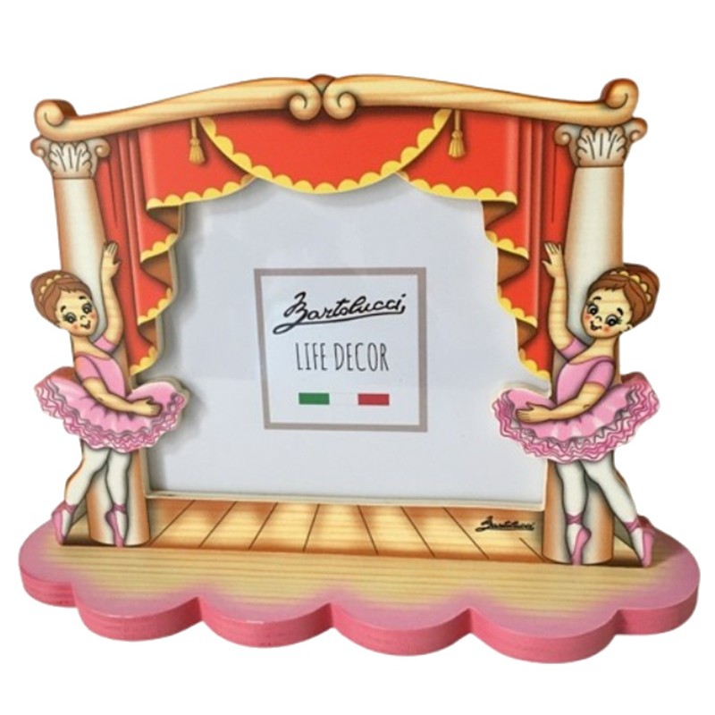 Bartolucci wooden ballerina photo frame