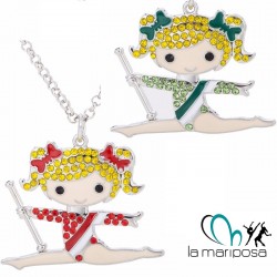 children's necklace gymnast