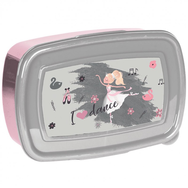 Ballerina lunchbox, brooddoos I love dance