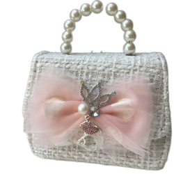 little white ballerina handbag