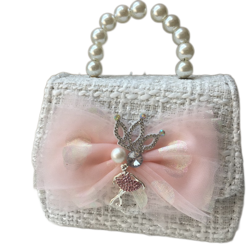 little white ballerina handbag