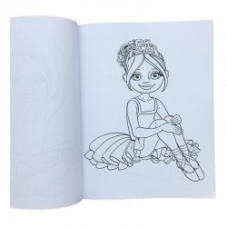 kleurboek ballet danseres ballet kado idee verjaardag ballerina