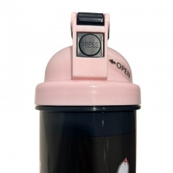 ballerina waterbottle black and pink