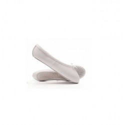 white cotton ballet shoe
