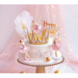 Ballerina Cake Candle - Photo On A Cake